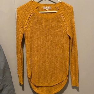 Brand new Light pumpkin colored knitted sweater
